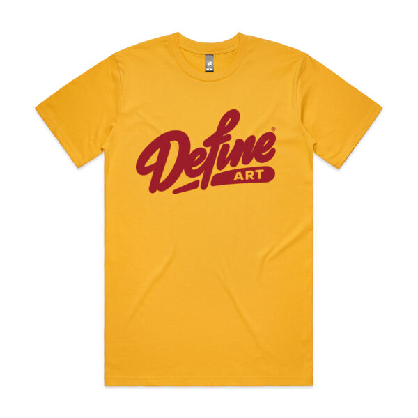 Define Art Puff Logo Tee / Yellow Thumbnail