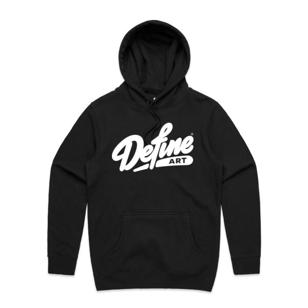 Define Art Puff Logo Hoodie / Black Thumbnail