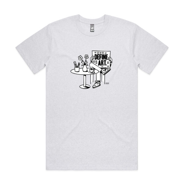 Define Art Paper Tee / White Marle Thumbnail