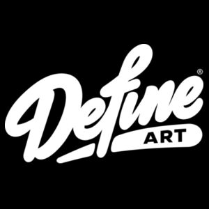 Define Art Puff Logo Hoodie / Black Design